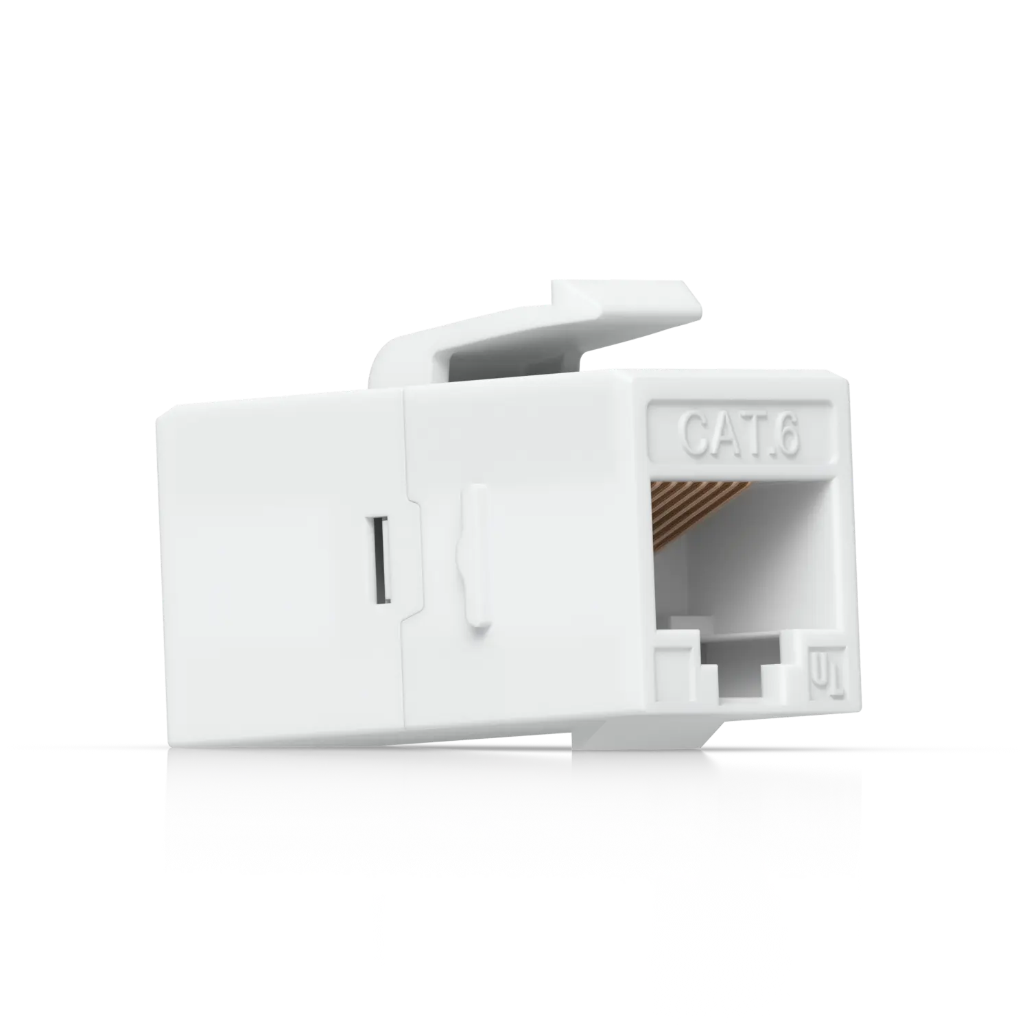 Acoplador Keystone Cat6 UniFi — Pack 12 Unidades | Snap-In para Patch Panel | Conector Paso Hembra RJ45 Gigabit