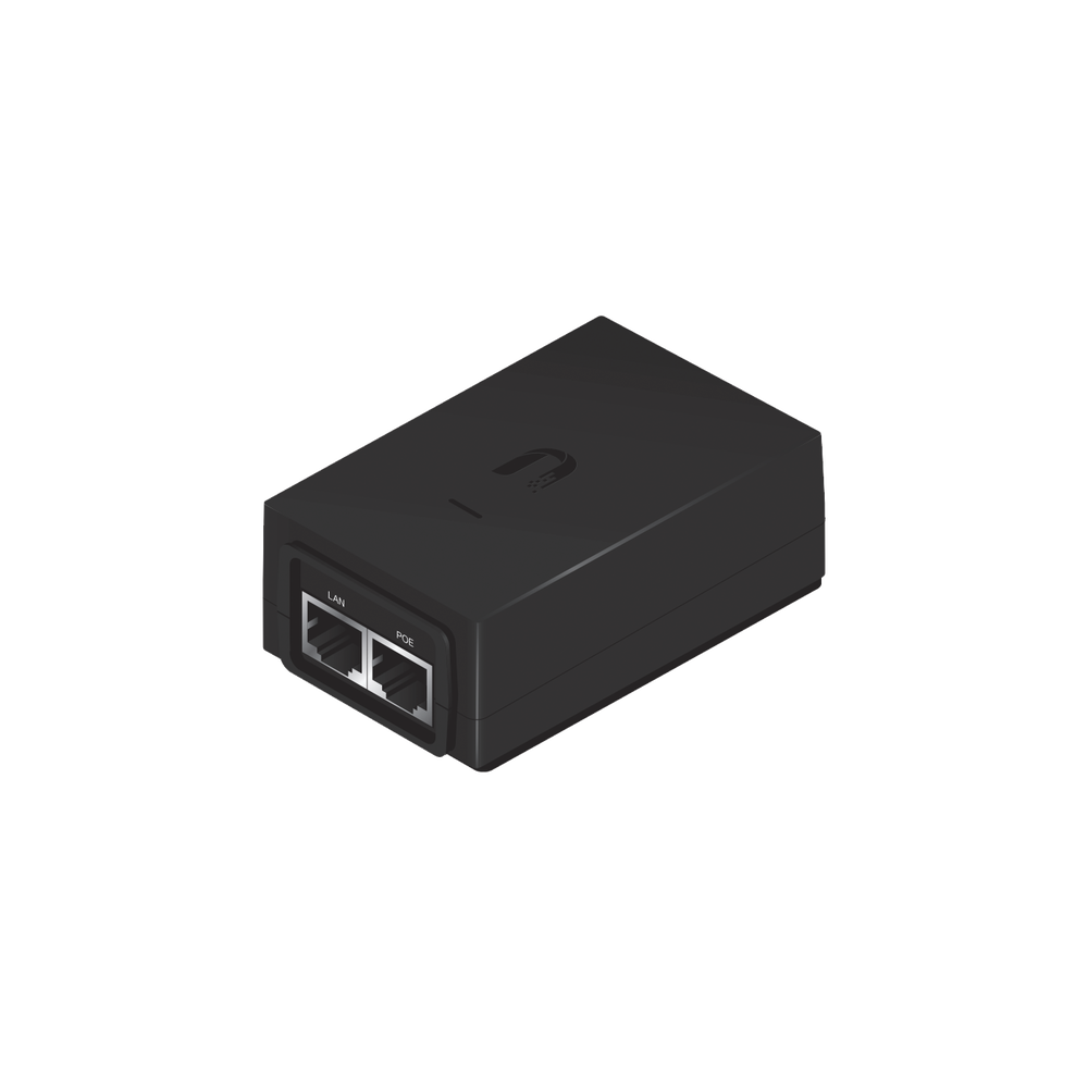 [UBT-POE-24-24W-G] Adaptador PoE Ubiquiti de 24 VDC, 1.0 A con puerto Gigabit