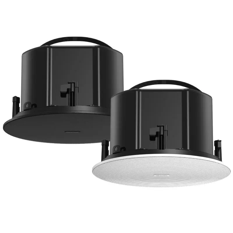 [HIK-DS-QAPS6R6-6-WHITE] Altavoz de Techo sin Marco 60 W – 6.5” + Tweeter 1.2, 91,5 dB, 109 dB a 1 m SPL máximo nominal, Ancho de banda de 85 Hz a 20 kHz .