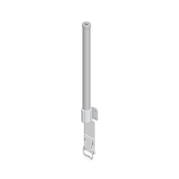 airMAX Omni 5 GHz 10 dBi | Cobertura 360° · 2×2 MIMO Dual-Polarity · Carrier Class · Snap-In para Rocket