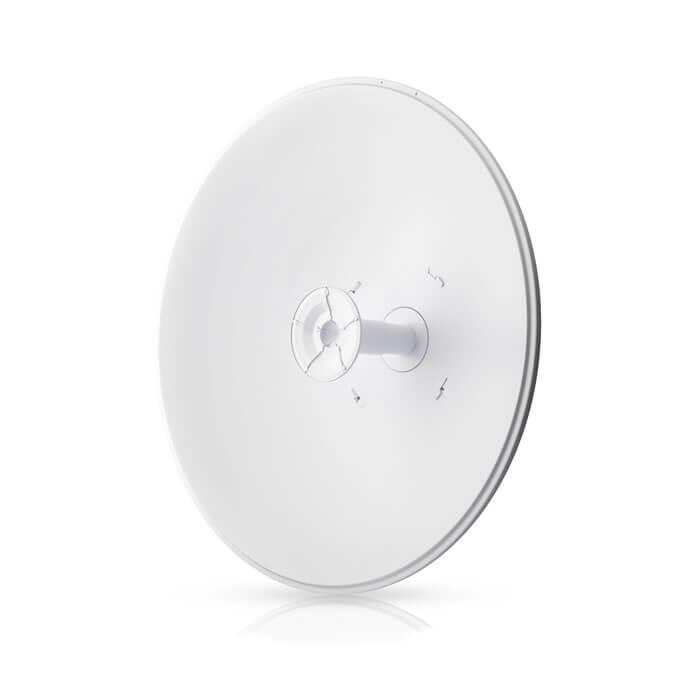 Antena airFiber X 5 GHz 34 dBi Slant 45° | Backhaul PtP Máximo Alcance · Reflector 1050 mm · Snap-In airFiber X · Cross-pol 35 dB