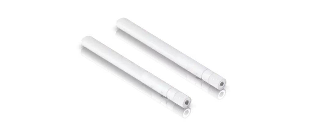Antena Omnidireccional Ubiquiti UACC-UK-Ultra-Omni-Antenna-AO — Par de Antenas 360° Doble Banda (2.4 / 5 GHz) para Access Point UniFi UK-Ultra