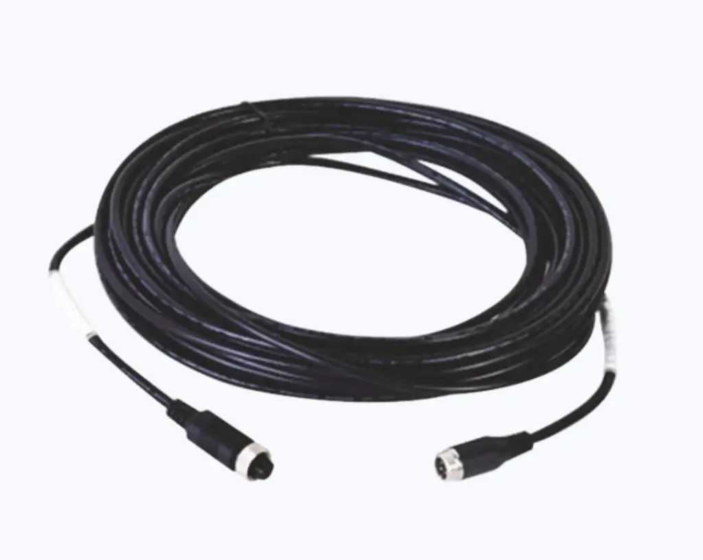 [HIK-AE-MC0201-12] Cable Extensor de Vídeo y Audio de 4 Metros / Conector Tipo Aviación / Compatible con Cámara Móvi (12M4A_B to 12M4B_B). Hikvision