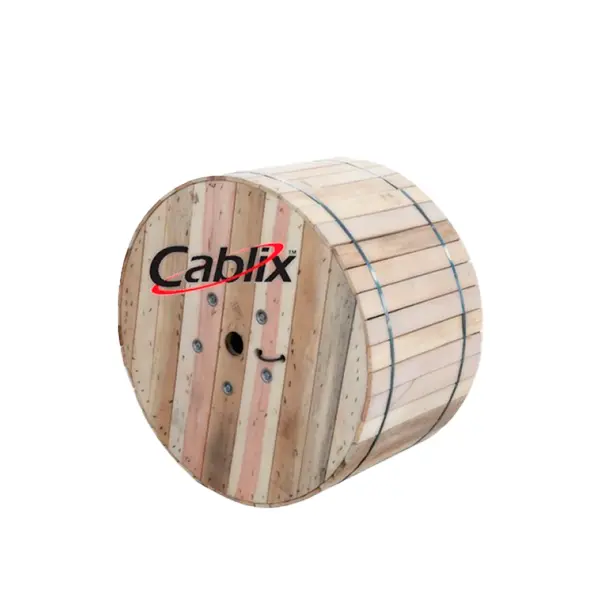 [CBL-ASU-12-100] Cable de fibra Asu, 12 hilos span 100m, G652D Monomodo, Diametro 6.5mm, Carrete 4km. Cablix