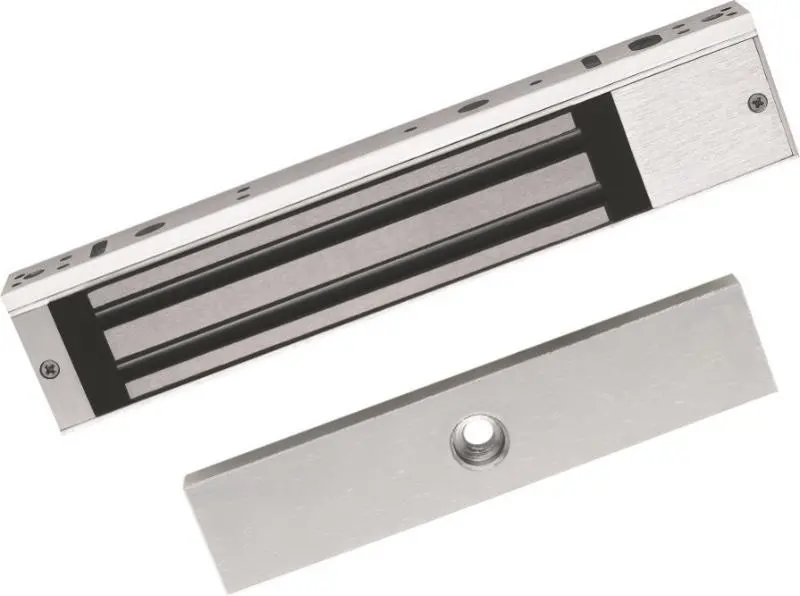 [HIK-DSK4H258S] Cerradura Magnética, soporta empuje lineal estático de 250kg, fuente de alimentación 12V CC o 24V CC para puestas de madera, vidrio, metal ignifugas, indicador led resistente a la abrasion.DS-K4H258S(O-STD). Hikvision