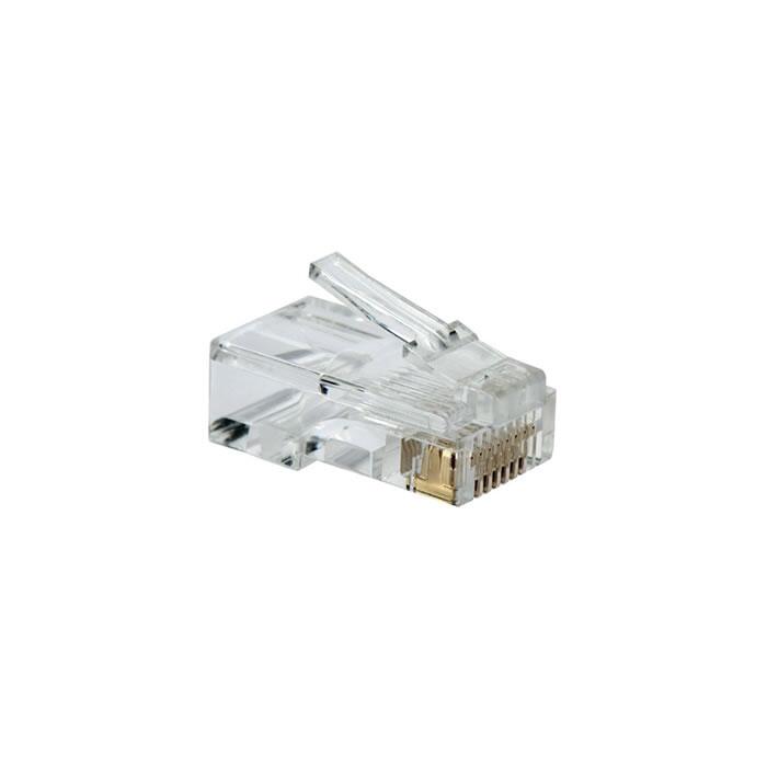 [TLC-CONECRJCAT5EUTP] Conector terminal CAT5e UTP RJ45 RIG/FLEX.