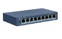 Switch PoE Smart 8 Puertos 10/100 Mbps + 1 Uplink Gigabit | Administrable por Hik-Partner Pro