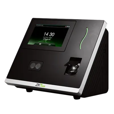 Terminal de Control de Acceso y Asistencia ZKTeco G3 Plus Wi-Fi — Reconocimiento Facial y Huella con 5.000 Rostros y Tarjeta Mifare para Empresas de Mediana Escala