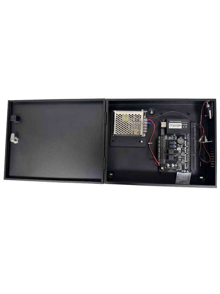 [ZKT-C3-200-PLUS-PB] Control de acceso para 2 puertas convencional, T: 100000, QR: 100000 E: 500000 (incluye gabinete y fuente). Zkteco