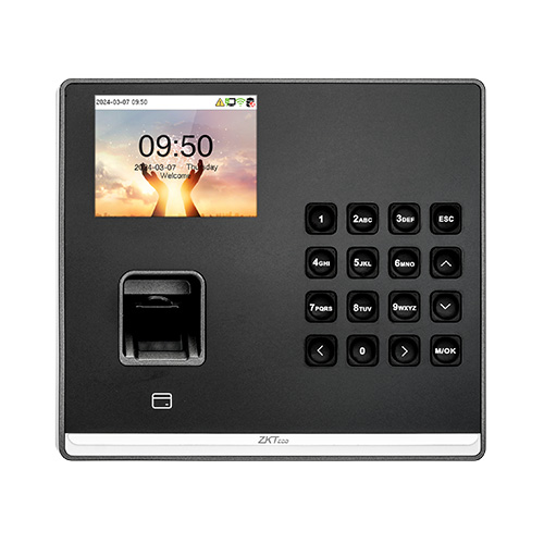 [ZKT-SENSEFPM2] Control de acceso y asistencia, huella, tarjeta, teclado fisico, H: 3000, T: 3000, E: 150000, Protocolo Best. Zkteco