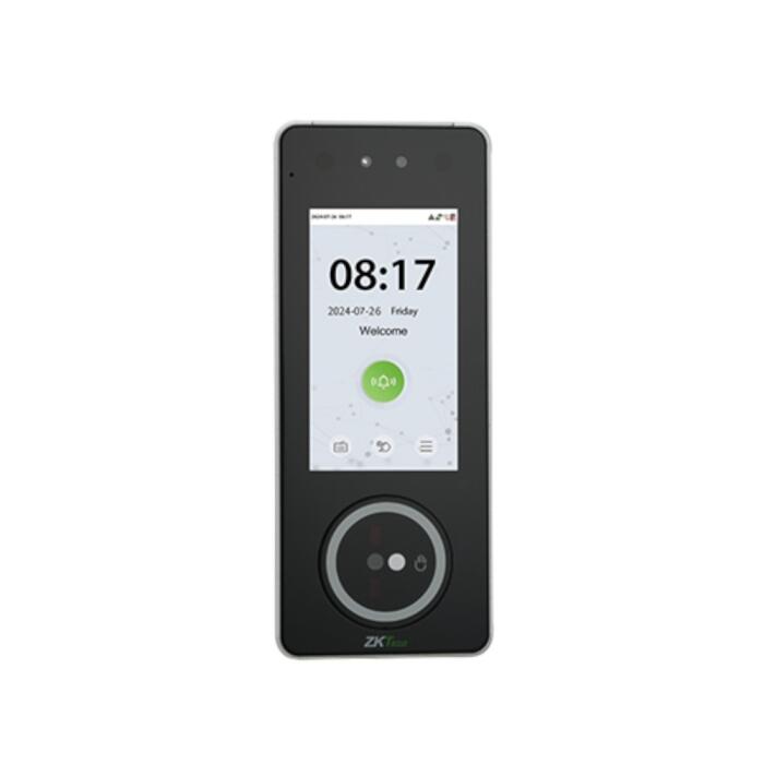 [ZKT-SPEEDPALM-V5L] Control de accesoy asistencia, Palma, facial, Tarjeta con intercomunicación, P: 5000, R: 10000, T: 10000, E: 200000, ADMS. Zkteco