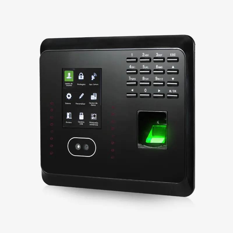 [ZKT-MB360-ADMS] Control de asistencia con reconocimiento facial, huella, R: 1200, H: 1500, E: 100000, ADMS. Zkteco