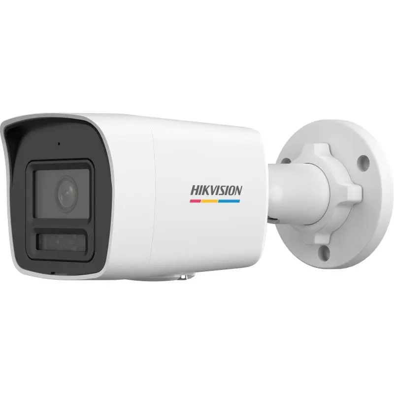 [HIK-DS-2CD1047G3-LIU] Cámara IP, Bullet, 4mp, ColorVu 3.0, HikAI-ISP, lente 2.8, 30mts, Smart Hybrid Ligh, IP67, micrófono incorporado, metal y plástico.
