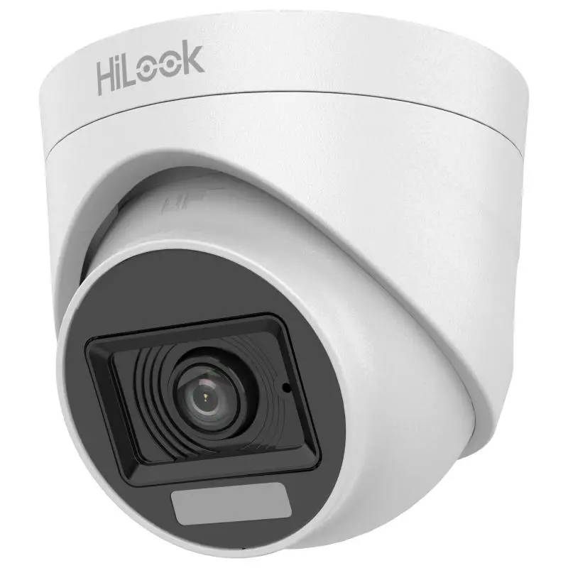[HIK-THC-T127-LPS] Cámara análoga, 2mp, Torrent lente 2.8mm, plástico, con audio y luz dual, 20m, multiformato (TVI/AHD/CVI/CVBS)