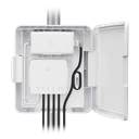 UniFi Switch Flex Utility | Gabinete Exterior para USW-Flex · Alimentación AC 60W · Montaje en Pared o Poste