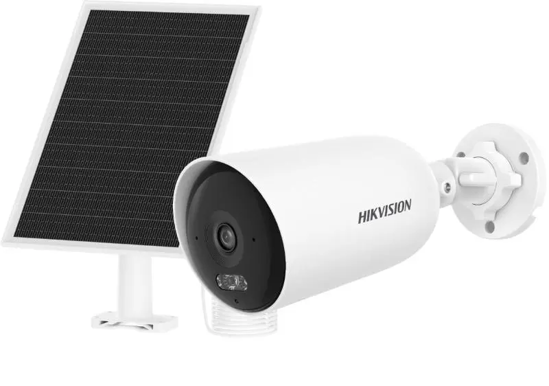 [HIK-DS-2CFS04-4G(2.8mm)] Kit Solar IP All in One, AOV, Bala IP 4 Mp, Lente 2.8 mm, Panel Solar + Batería de Respaldo de Litio (9000 mAh), Conexión 4G, Audio de Dos Vías, IP66, Micro SD