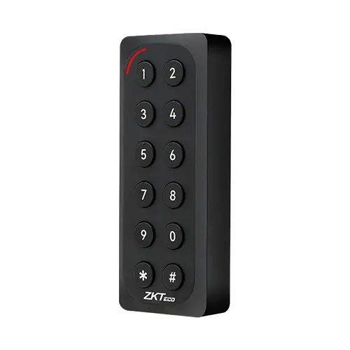 [ZKT-KR902] Lectora RFID, wiegand soporta 125KHz y 13.56MHz, con teclado numerico. ZKTeco