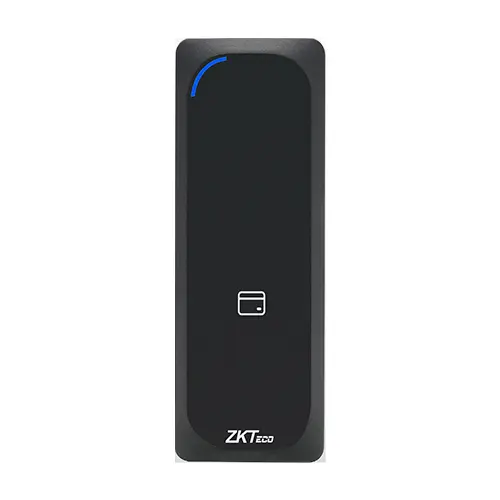 [ZKT-KR901] Lectora RFID, wiegand soporta 125KHz y 13.56MHz, sin teclado. ZKTeco