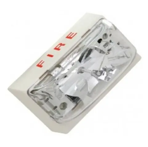 [SPL-4906-9104] Luz Estroboscópica, multicandela TrueAlert, montaje en techo, 15/30/75/110 cd, color blanco, letras rojas “FIRE”