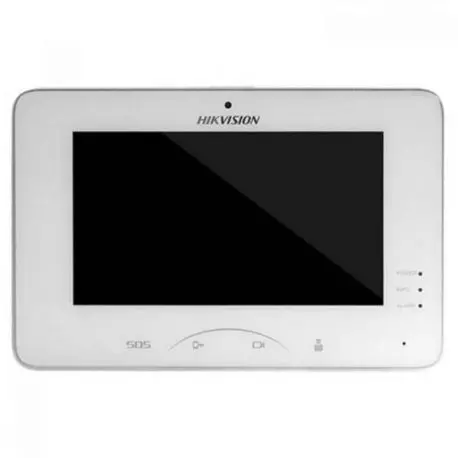 [HIK-DSKH8301WT] Monitor para intercomunicador de uso interno con cámara incorporada PoE, pantalla táctil. Marca Hikvision.