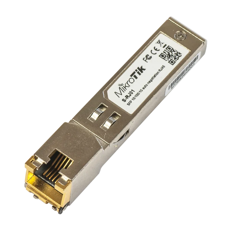 [MIK-S-RJ01] Módulo RJ45 SFP 10/100/1000M, compatible con la mayoría de los puertos SFP Gigabit disponibles en diversos dispositivos de red.