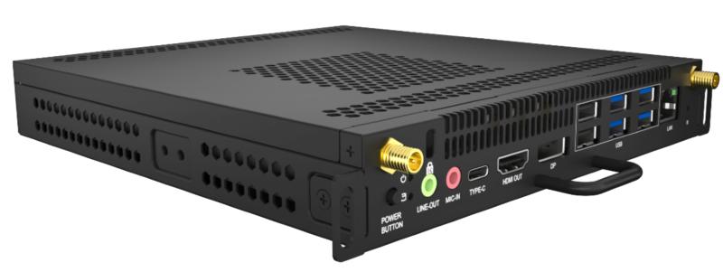 [HIK-DS-D5AC12T5-8S2] OPS Modular Compatible con DS-D5CXXRB/B, Core i5 12a Gen, 8 GB RAM, SSD de 256 GB, Bluetooth 4.0, Salida HDMI y DP, 1 Puerto RJ45, Soporta H.265 y Resolución 4K