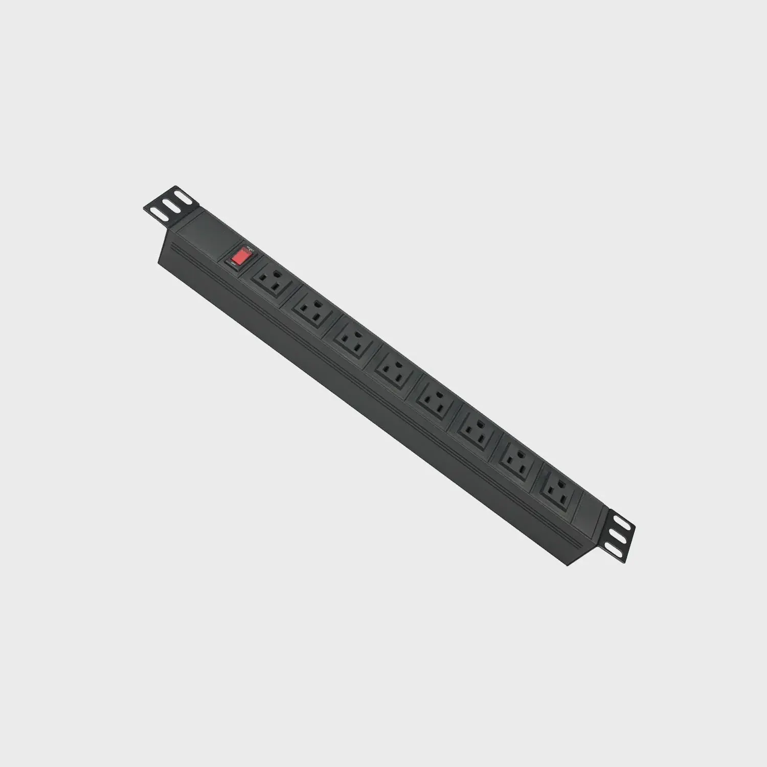 [IFL-IFT-PDU-8] PDU de 8 Tomas con protector contra sobretensiones - 15 amp. capacidad máxima de carga 1800W - Marca Iflux