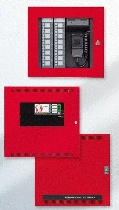 [SPL-S4017-PNL-IAR] Panel de control de alarma contra incendios 4017ES con Voceo, con circuito de notificación direccionable IDNAC, color rojo
