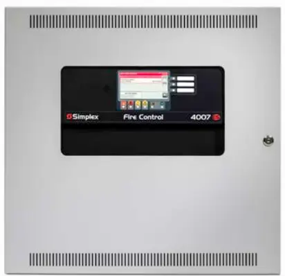 Panel de incendio 4007ES Hybrid, color platino, direccionable y convencional. Simplex