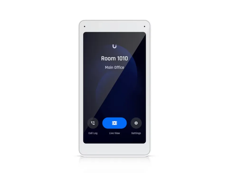 UniFi Intercom Viewer | Pantalla 5" Táctil para Control de Acceso Remoto · Audio Bidireccional · PoE · UniFi Access
