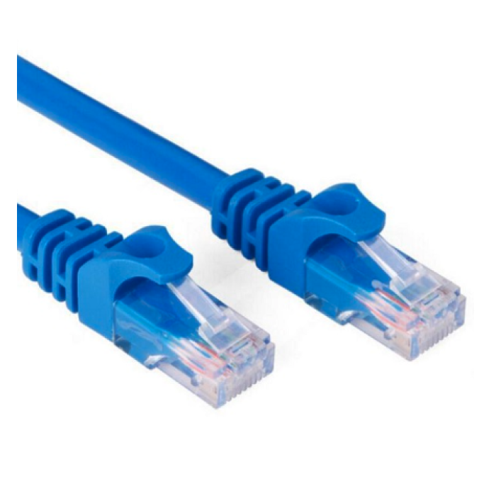 [CBL-MCE-01F02R] Patch cord UTP, CAT5E, con funda,  2 pies, Rojo
