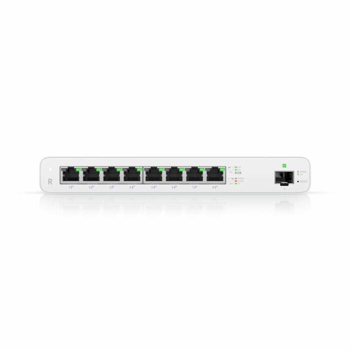 [UBT-UISP-R] Router PoE Gigabit de 8 puertos para MicroPoP y redes seguras