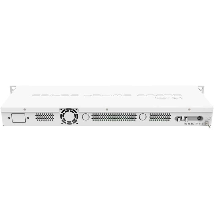 [MIK-CRS326-24G-2S+RM] Switch Cloud Router 326-24G-2S+RM,800 MHz CPU, 512MB RAM, 24xGigabit LAN, 2xSFP+ cage, RouterOS L5 or SwitchOS (dual boot),Equipo raqueable 1U, PSU, montaje en rack. Mikrotik