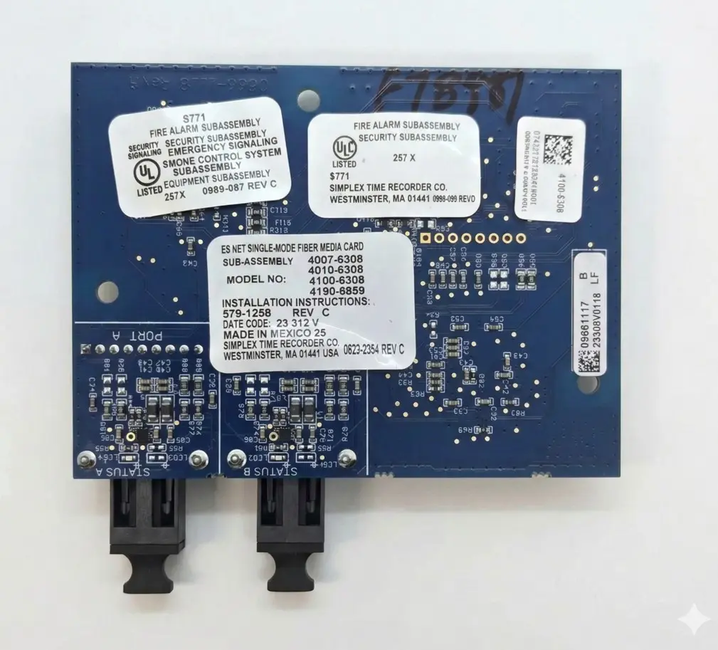 [SPL-4010-6308] Tarjeta de Fibra mono modo para panel 4010ES
