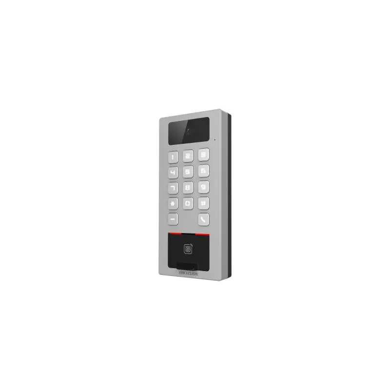 Terminal de Control de Acceso IP65/IK09 con Tarjeta, Huella, PIN y Videoportero SIP – MicroSD hasta 256 GB