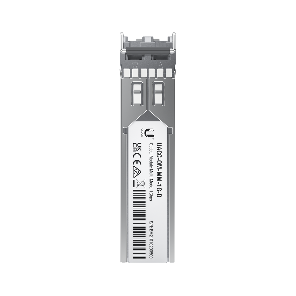 [UBT-UACC-OM-MM-1G-D-20] UFiber Módulo SFP 1G, transceptor MiniGibic MultiModo, distancia 300m, conectores LC (Una pieza)