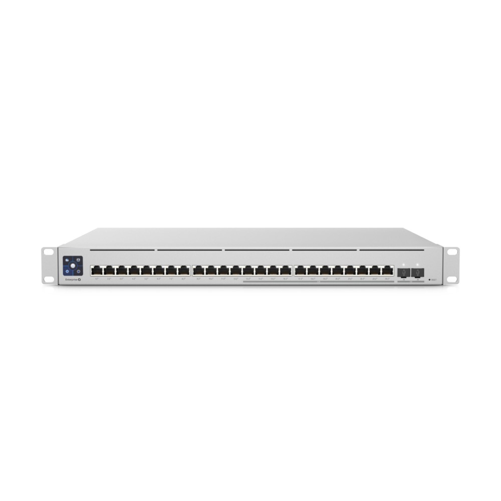 [UBT-USW-ENTERPRISE-24-POE] UNIFI Switch Capa 3, conmutador PoE con (12) puertos 2.5GbE, PoE+ RJ45, (12) puertos GbE, PoE+ RJ45 y (2) puerto 10G SFP+. Ubiquiti