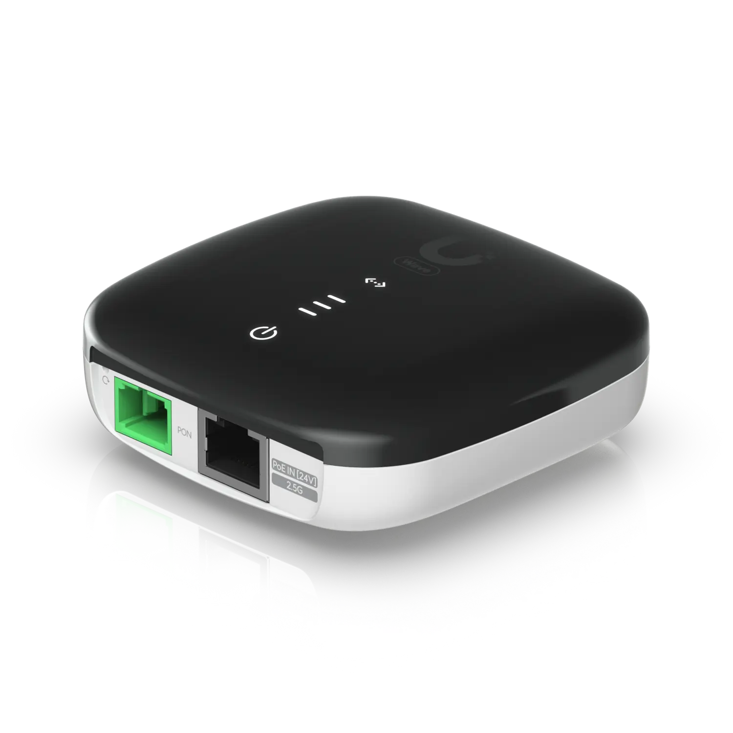 Wave Fiber ONU GPON | Unidad de Red Óptica 2.5 GbE · Upstream 1.25 Gbps · Downstream 2.5 Gbps · 20 km