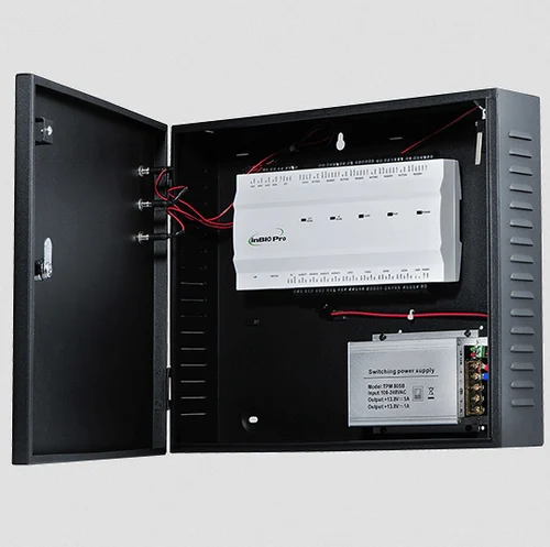 Panel de Control de Acceso ZKTeco inBIO-460 Pro para 4 Puertas — Biométrico IP, 20.000 Huellas, Gabinete y Fuente Incluidos para Proyectos de Seguridad de Alto Nivel