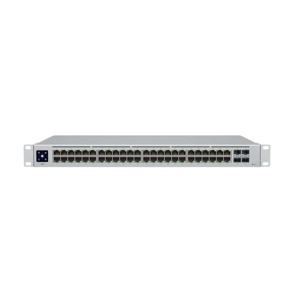UNIFI Switch administrable de 48 puertos 10/100/1000, 2 SFP y 2 SFP+, Sin PoE. Ubiquiti