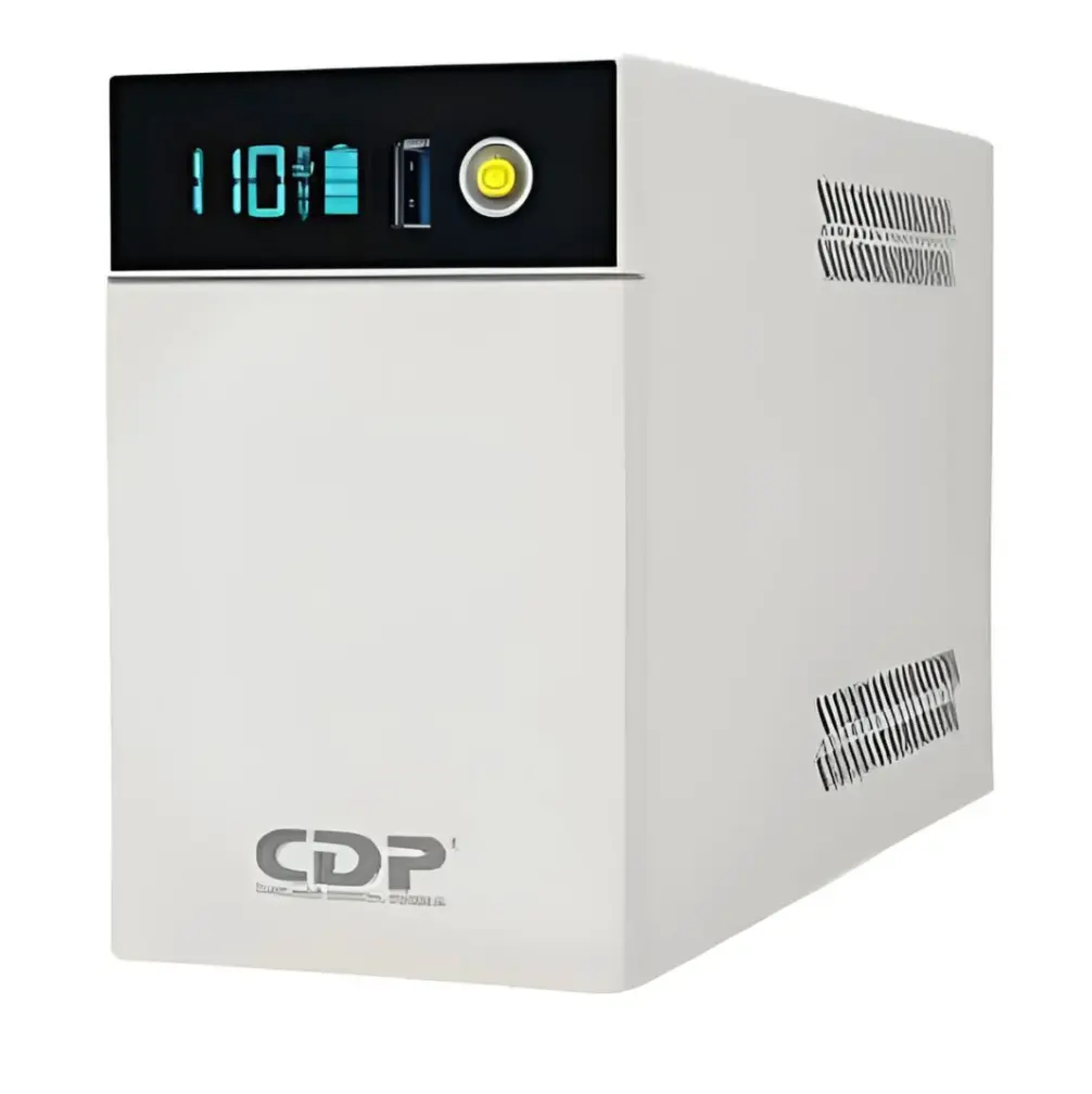 [CDP-LISMART-855] UPS con Batería de Lithio, 500VA/250W UPS 5 Salidas,LCD,smart software 120VCA